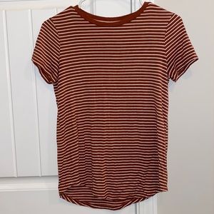 Aero orange and white shirt